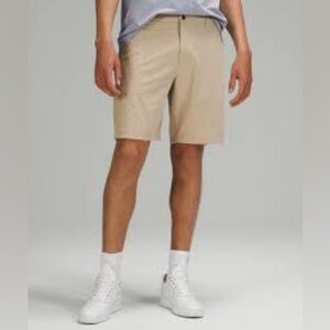 lululemon athletica Beige ABC  Flat Front Shorts